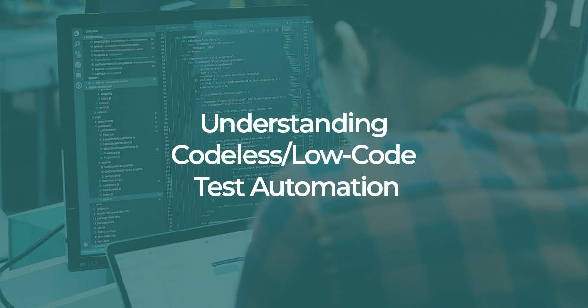 developer testing a no code or low code testing software