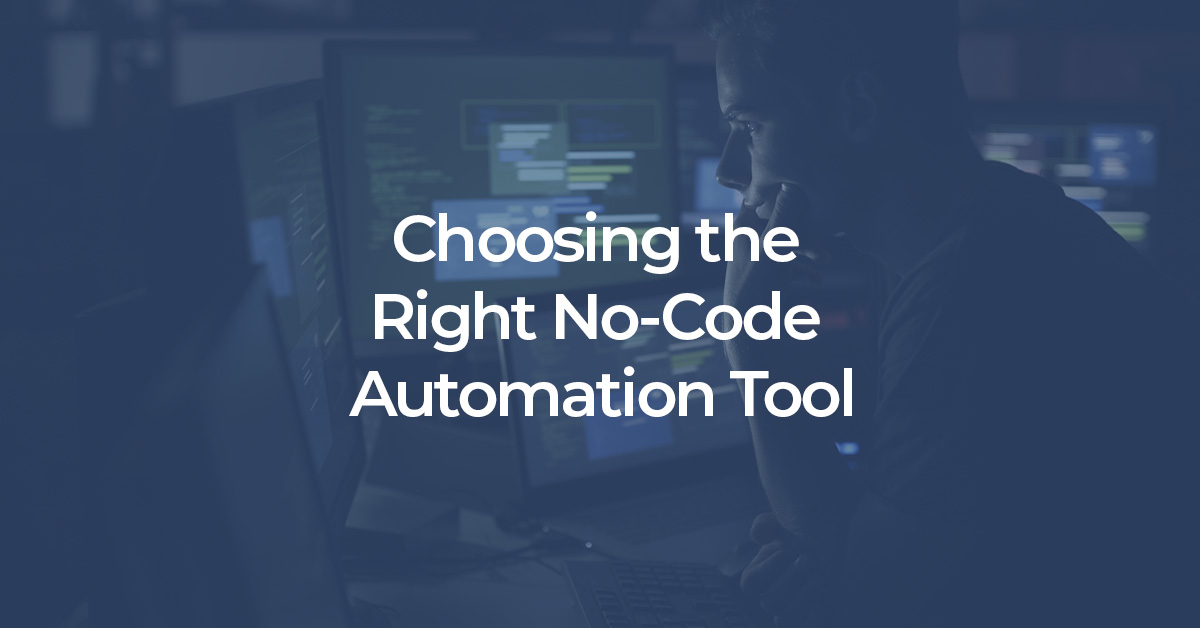 Choosing the right no code automation tool for software testing